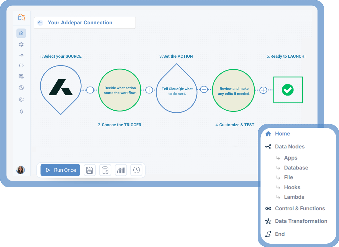 Addepar Workflow CloudQix